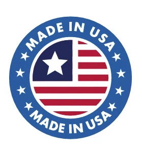 Made in USA logo.